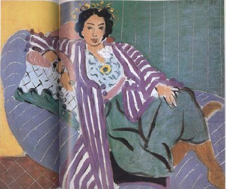 Small Odalisque in a Violet Dress (mk35), Henri Matisse